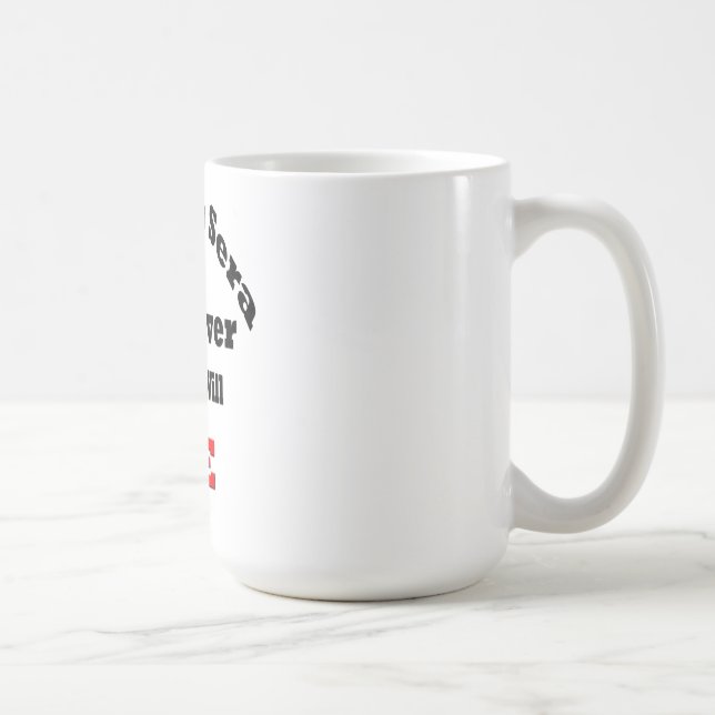 Schwarzes 15 Unze-Wecker Tasse-que Serumseren Tasse (Rechts)