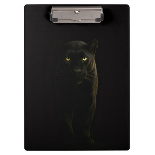 Schwarzes 4 Luxe-Clipboard, Schwarzer Panther Klemmbrett
