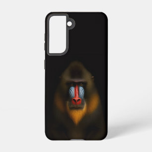 Schwarzes 4 Luxe Galaxy S21 Case, Mandrill-Affe Samsung Galaxy Hülle
