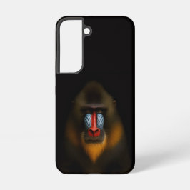 Schwarzes 4 Luxe Galaxy S22 Case, Mandrill-Affe Samsung Galaxy Hülle