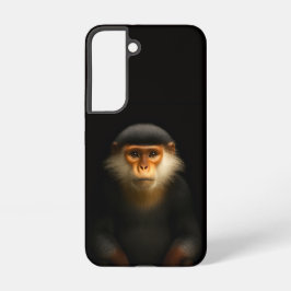 Schwarzes 4 Luxe Galaxy S22 Case, Roto Douc Langur Samsung Galaxy Hülle