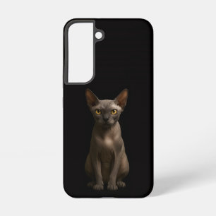 Schwarzes 4 Luxe Galaxy S22 Case, Sphynx-Katze Samsung Galaxy Hülle