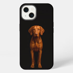 Schwarzes 4 Luxe iPhone 13, agiler Vizsla-Hund 13 Hülle