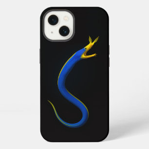 Schwarzes 4 Luxe iPhone 13 Case, Blauer Bandaal Hülle