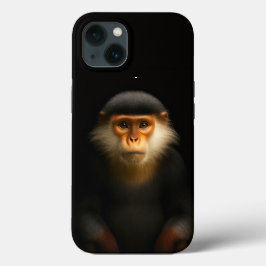 Schwarzes 4 Luxe iPhone 13, Rote Douc Langur Case-Mate iPhone Hülle