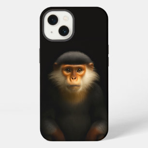 Schwarzes 4 Luxe iPhone 13, Rote Douc Langur 13 Hülle