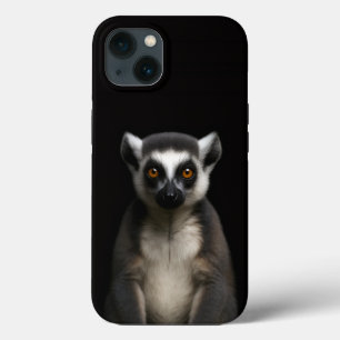 Schwarzes 4 Luxe iPhone 13, Sanfter Lemur Case-Mate iPhone Hülle