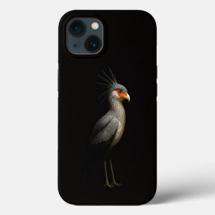 Schwarzes 4 Luxe iPhone 13, Sekretärvogel 13 Hülle