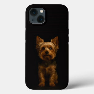 Schwarzes 4 Luxe iPhone 13, Yorkshire Terrier Case-Mate iPhone Hülle