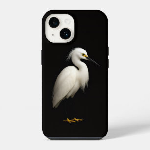Schwarzes 4 Luxe iPhone 14 Case-Mate, Schneegreif Hülle