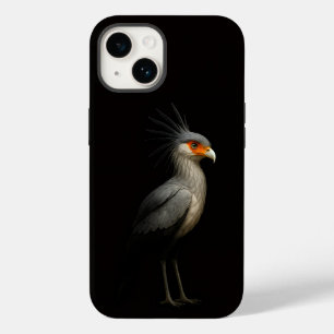 Schwarzes 4 Luxe iPhone 14 Case-Mate, Sekretärvoge Case-Mate iPhone 14 Hülle
