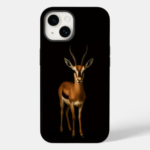 Schwarzes 4 Luxe iPhone 14 Mate, Elegante Gazella Case-Mate iPhone 14 Hülle