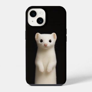 Schwarzes 4 Luxe iPhone 14 Mate, stilvolles Hermel Hülle