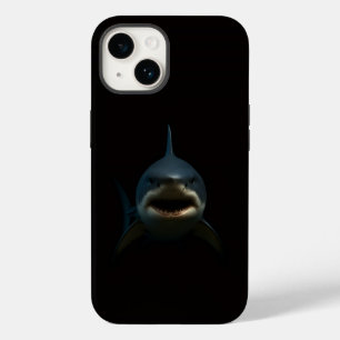 Schwarzes 4 Luxe iPhone 14 Mate, Weißer Hai Case-Mate iPhone 14 Hülle