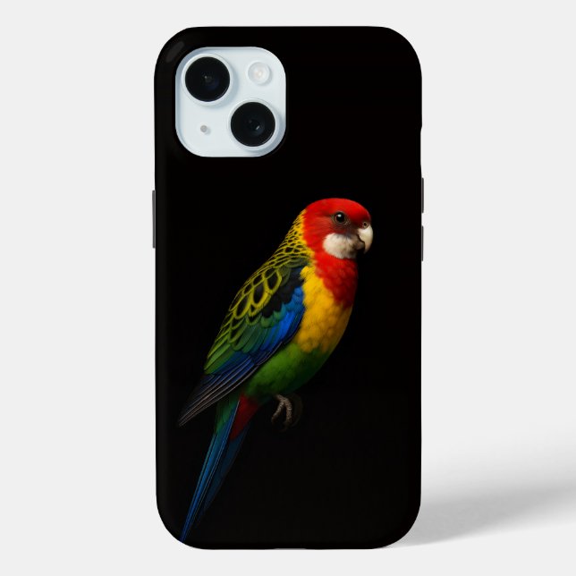 Schwarzes 4 Luxe iPhone 15 Case-Mate, Östlicher Ro Case-Mate iPhone Hülle (Rückseite)