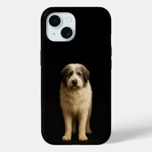 Schwarzes 4 Luxe iPhone 15 Case, Mioritic Shepherd Case-Mate iPhone Hülle