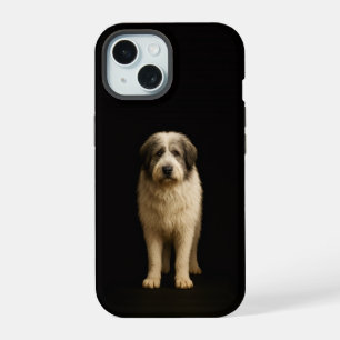 Schwarzes 4 Luxe iPhone 15 Case, Mioritic Shepherd Hülle