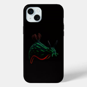 Schwarzes 4 Luxe iPhone 15 Plus, Neon-Meeresnackts Case-Mate iPhone Hülle
