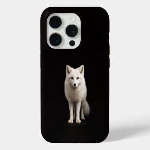 Schwarzes 4 Luxe iPhone 15 Pro Mate Elfenbein Eisf Hülle