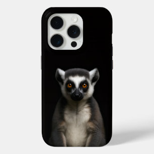Schwarzes 4 Luxe iPhone 15 Pro Mate Gentle Lemur Case-Mate iPhone Hülle