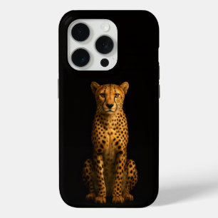 Schwarzes 4 Luxe iPhone 15 Pro Mate Gepard, Stroml Case-Mate iPhone Hülle