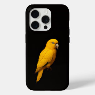 Schwarzes 4 Luxe iPhone 15 Pro Mate Goldsittich Case-Mate iPhone Hülle