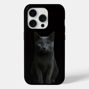 Schwarzes 4 Luxe iPhone 15 Pro Mate Russisch Blau  Case-Mate iPhone Hülle