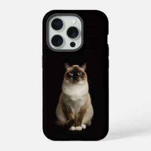 Schwarzes 4 Luxe iPhone 15 Pro Matt, Birmanische K Hülle