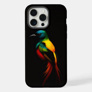 Schwarzes 4 Luxe iPhone 15 Pro Max Case, Regenboge Hülle