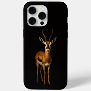 Schwarzes 4 Luxe iPhone 15 Pro Max, Elegante Gazel Case-Mate iPhone Hülle