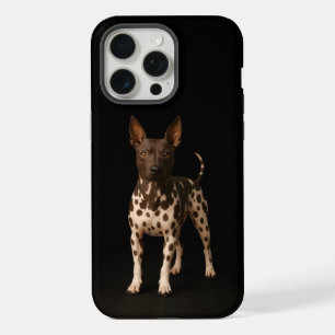 Schwarzes 4 Luxe iPhone 15 Pro Max, Haarloser Terr Max Hülle