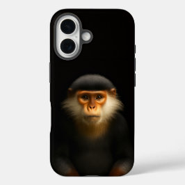 Schwarzes 4 Luxe iPhone 16 Case-Mate, Rote Douc La Hülle
