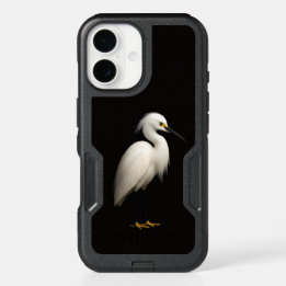 Schwarzes 4 Luxe iPhone 16 Case, Schneegret