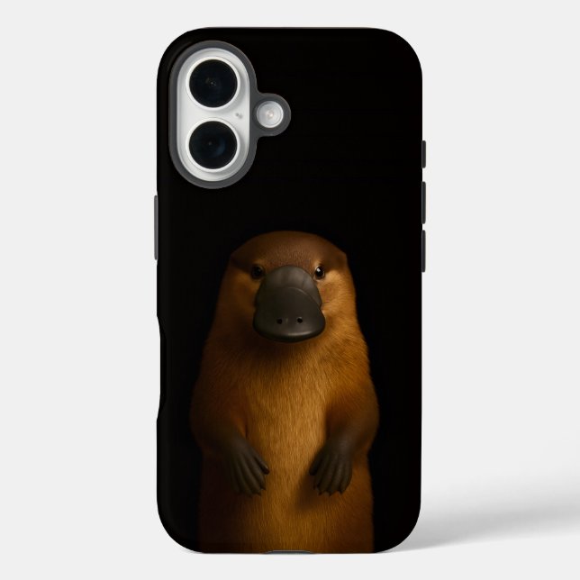 Schwarzes 4 Luxe iPhone 16 Mate, Elegantes Schnabe Case-Mate iPhone Hülle (Rückseite)