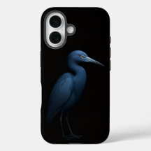 Schwarzes 4 Luxe iPhone 16 Mate, Kleiner Blauer Re