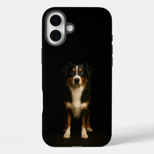 Schwarzes 4 Luxe iPhone 16 Plus, Australian Shephe Plus Hülle