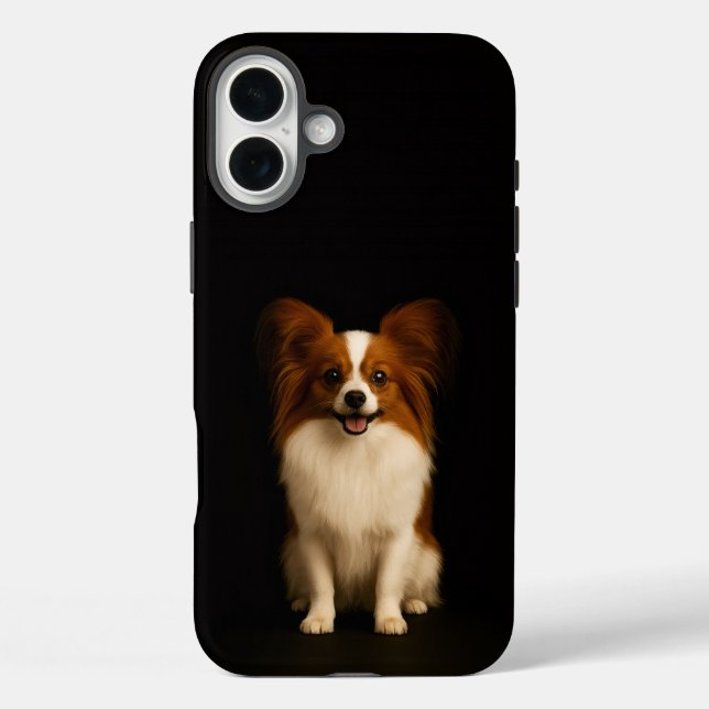 Schwarzes 4 Luxe iPhone 16 Plus, Verfeinerter Papi Case-Mate iPhone Hülle (Rückseite)