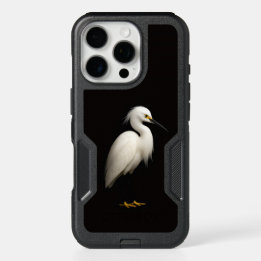 Schwarzes 4 Luxe iPhone 16 Pro Case, Schneegret