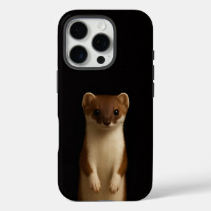Schwarzes 4 Luxe iPhone 16 Pro, Elegantes Wiesel Pro Hülle