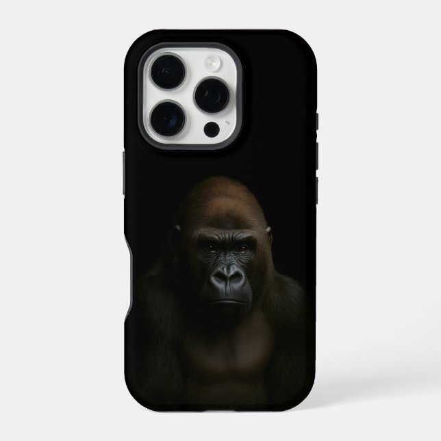 Schwarzes 4 Luxe iPhone 16 Pro, Gorilla Hülle (Rückseite)