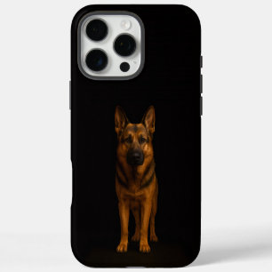 Schwarzes 4 Luxe iPhone 16 Pro Max, Deutscher Schä Max Hülle