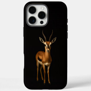 Schwarzes 4 Luxe iPhone 16 Pro Max, elegante Gazel Max Hülle