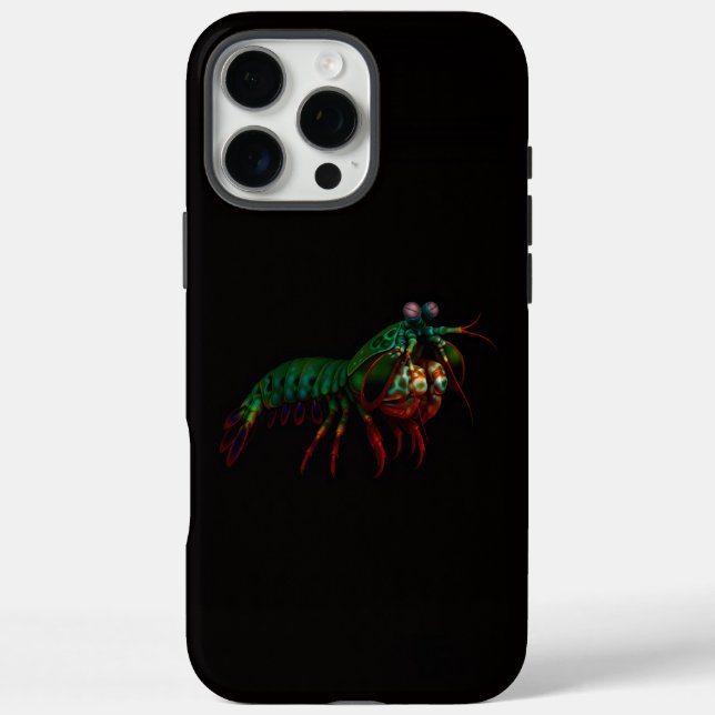 Schwarzes 4 Luxe iPhone 16 Pro Max, Fangschreckenk Case-Mate iPhone Hülle (Rückseite)