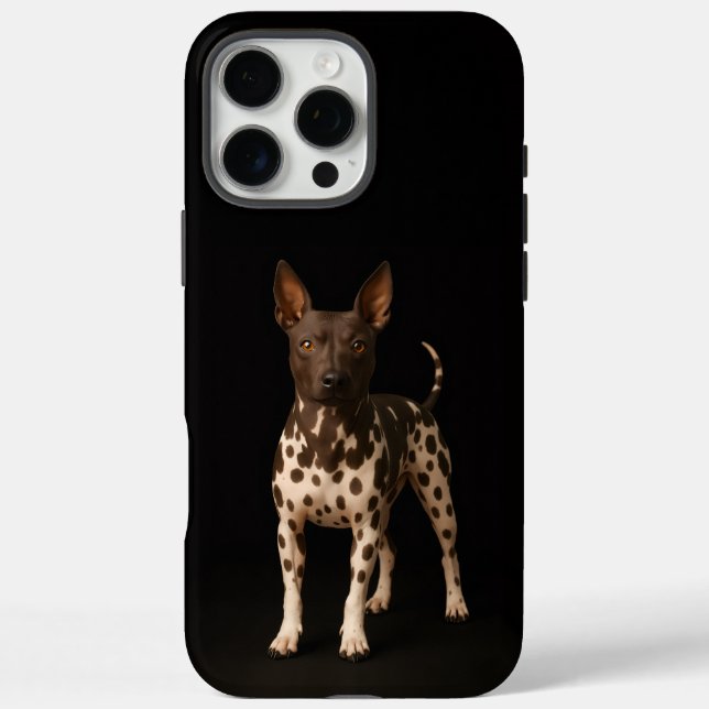 Schwarzes 4 Luxe iPhone 16 Pro Max, Haarloser Terr Case-Mate iPhone Hülle (Rückseite)