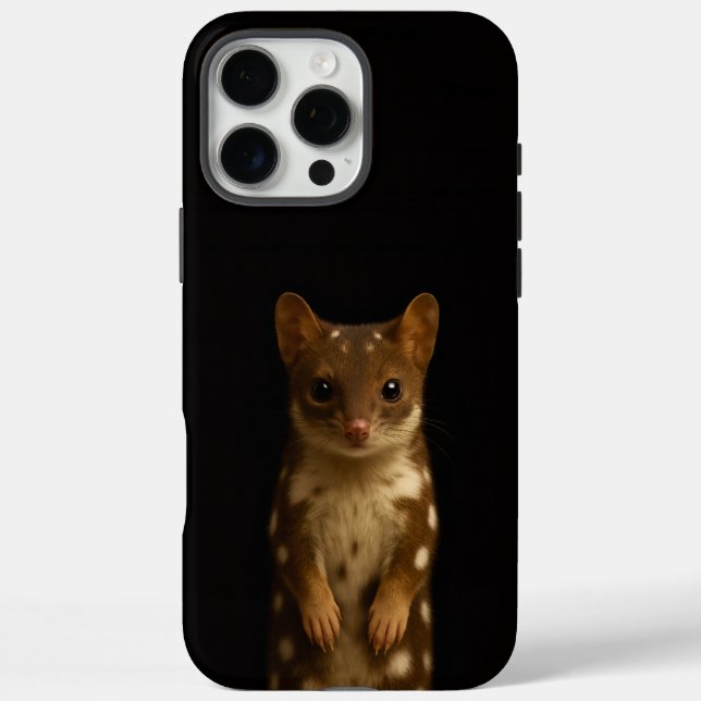 Schwarzes 4 Luxe iPhone 16 Pro Max, Sweet Quoll Case-Mate iPhone Hülle (Rückseite)