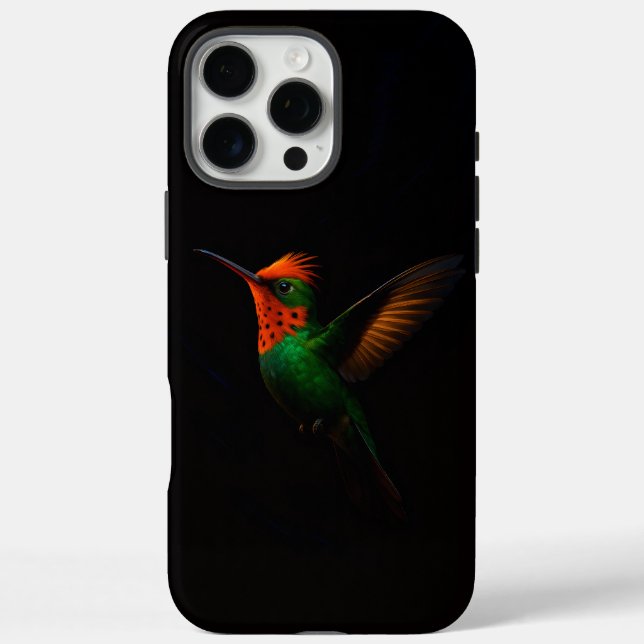 Schwarzes 4 Luxe iPhone 16 Pro Max, Tufted Coquett Case-Mate iPhone Hülle (Rückseite)