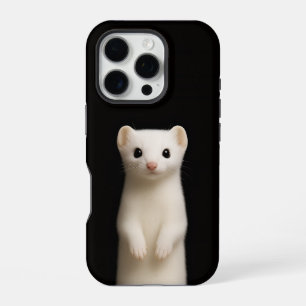 Schwarzes 4 Luxe iPhone 16 Pro, stilvolles Hermeli Pro Hülle
