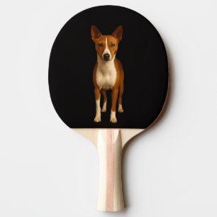 Schwarzes 4 Luxe Ping-Pong-Paddle, eleganter Basen Tischtennis Schläger