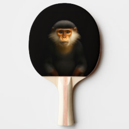 Schwarzes 4 Luxe-Tischtennisschläger, Rotohrlangur Tischtennis Schläger