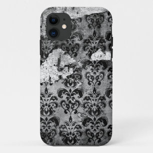 Schwarzes abgedroschenes Vintages Case-Mate iPhone Hülle